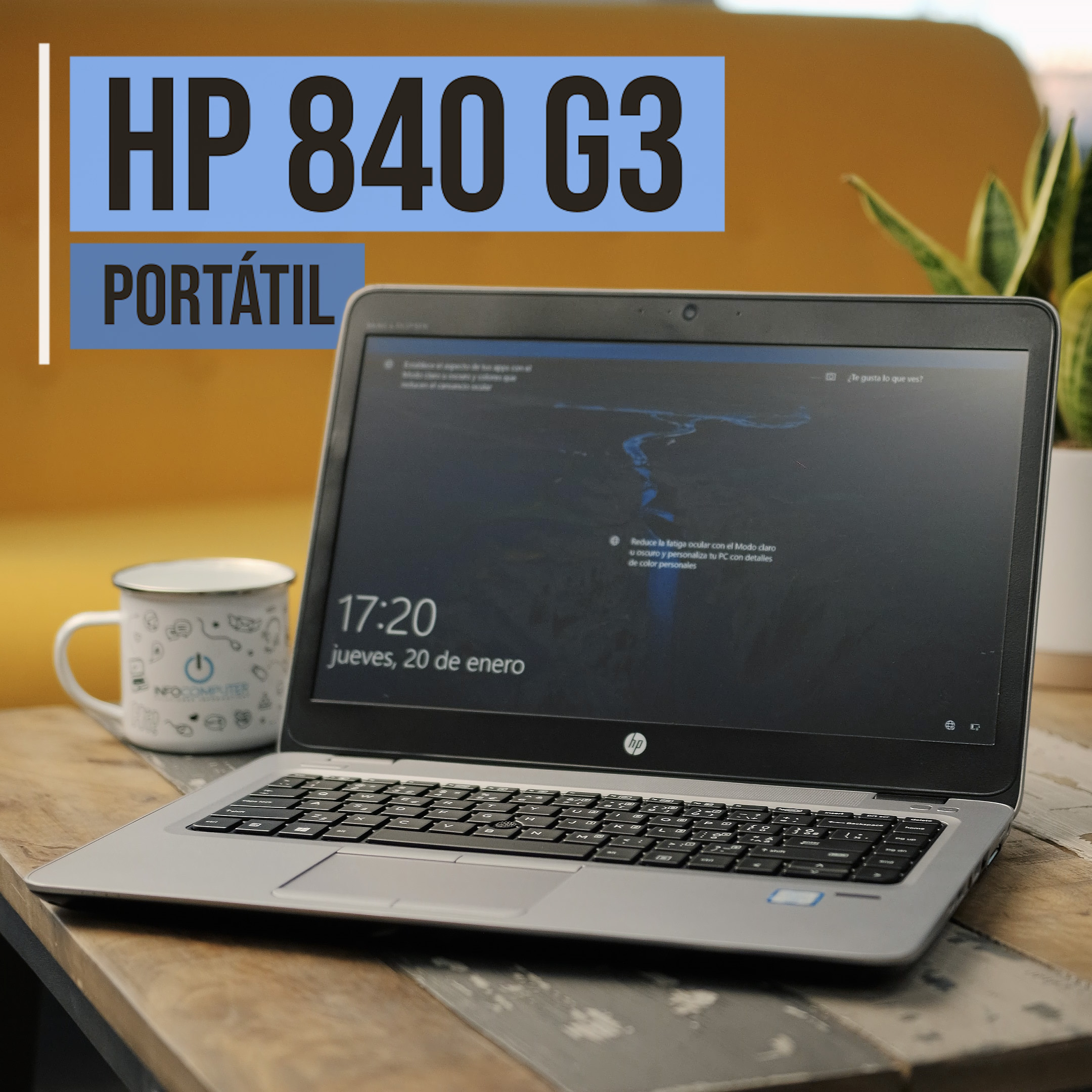 Portatil barato HP Elitebook 840 G3